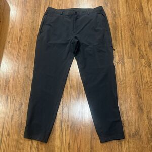 Mack Weldon Pants Mens XL Charcoal Gray Radius Flex Joggers Zip Pocket Stretch